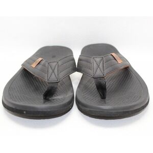 High Tide Mens Flip Flop Sandals Black LJ-0124-12 Size 12